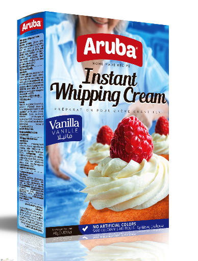Aruba Instant whipping cream Vanille  80gx24