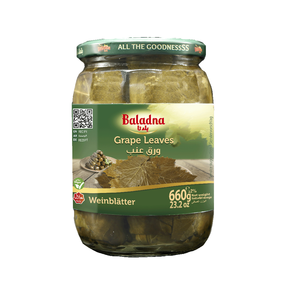 Baladna Grape Leaves - Oriental 660 g * 12 Pcs