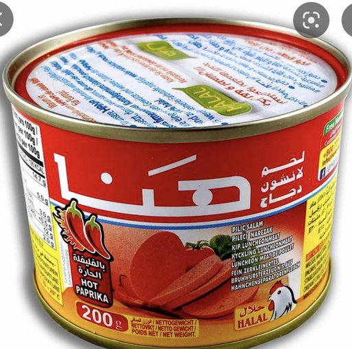 Hana chekin hot  200 g rund x24