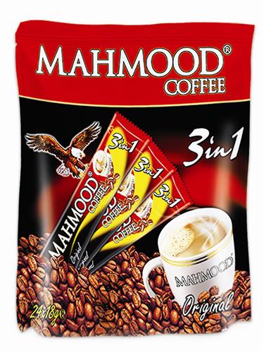 MAHMOOD Caffee 3 in 1 
Cup (18 gr x 6 st) x 16 st