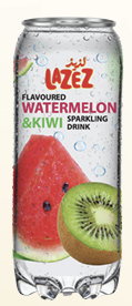 Lazez soofty drink flavoured kiwi+watermelon 350 mlx24