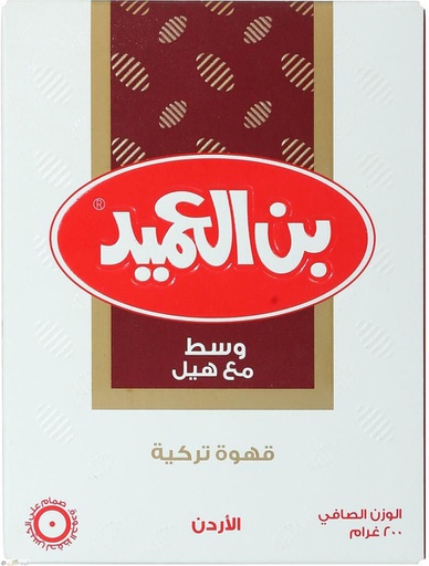 [PM-01143] Alameed Coffee Medium with cardamo24x 200g