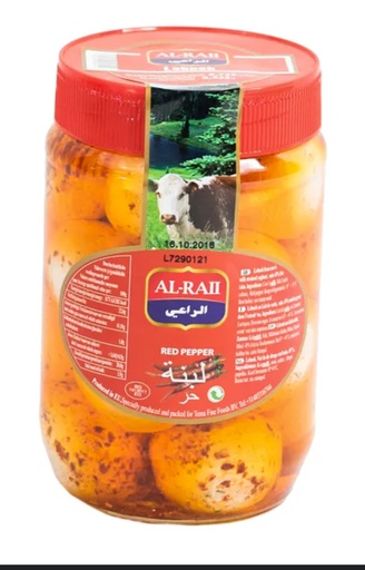 [jb 009] Al Raii, Labneh, Spicy, Jars, Cheese, 12x425g