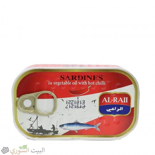 [PM-01198] Al-Raii Sardines with chili paper 90gx50