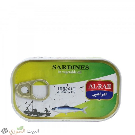 [PM-01199] Al-Raii Sardines with Vegetable oil 90gx50