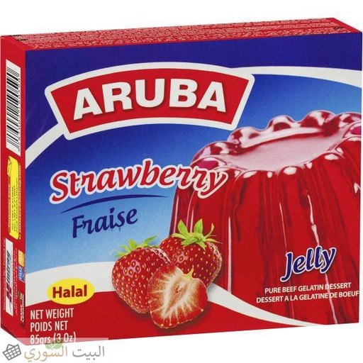 [ji 005] Aruba Jelly Strawberry Halal 85gx48