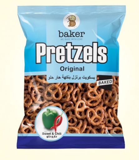 [PM-01253] Baker PRETZEL- Chilli & Lemon 250g*12 Bags