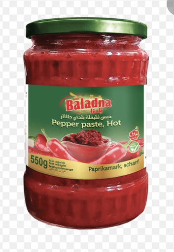 [so 021] Baladna Pepper paste, Hot  550g*12