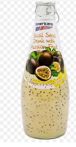 [jo 013] Basil seed with Passion fruit flavor 290 ML * 24