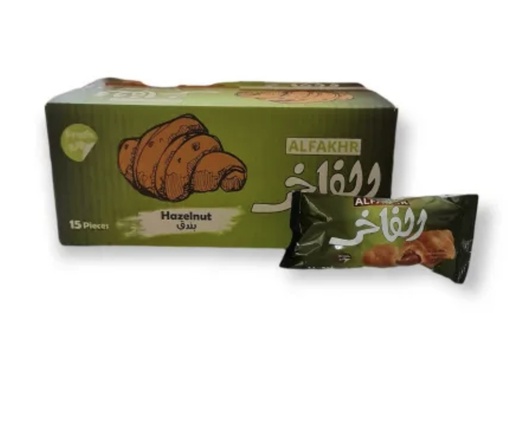 [bs 016] Croissant ALFAKHR hazelnut 15*6