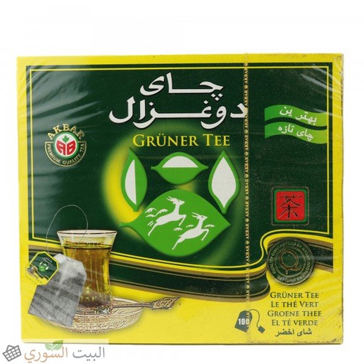 [te 005] Do Ghazal  Green Tea 100 Bagsx24