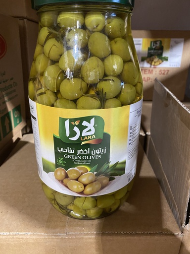 [PM-01752] LARA Green Olives Tfahi 1800x4
