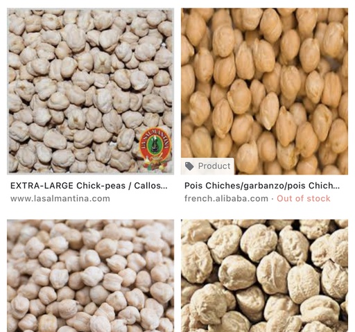 [bh 002] Pois Chiches Méxique12 m 42/44 25kg 