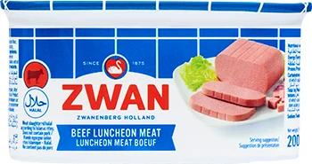 [mz 009]  Zwan beef luncheon meat 200g x12