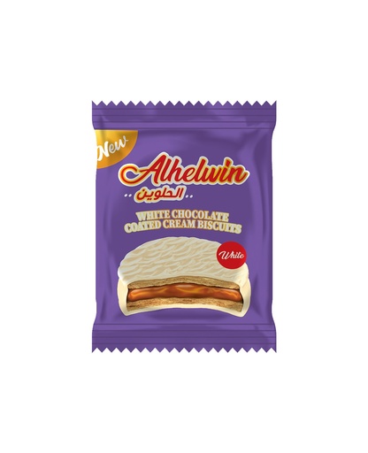 [bs 020] ALHALWIN white CHOCOLATE BISCUIT 30 g x10x12